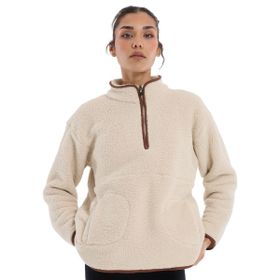 Sportive 24KK018-OAT Sherpa Bej Günlük Stil Kadın Polar