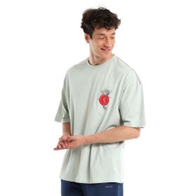Sportive 24YETL18B09-YSL Tokyo Yeşil Günlük Stil Erkek T-Shirt