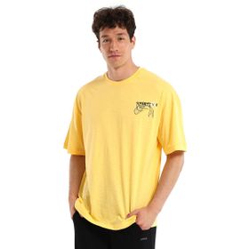 Sportive 24YETL18B10-SRI Noda Sarı Günlük Stil Erkek T-Shirt