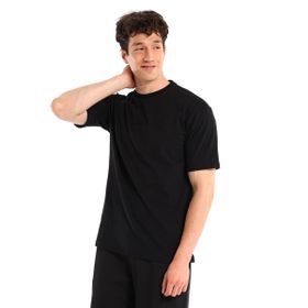 Sportive 24YETL18D06-SYH Nove Siyah Günlük Stil Erkek T-Shirt