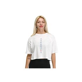 Sportive 24YKTL18B12-BYZ Asuka Beyaz Günlük Stil Kadın T-Shirt