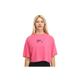 Sportive 24YKTL18B13-PMB Aki Pembe Günlük Stil Kadın T-Shirt