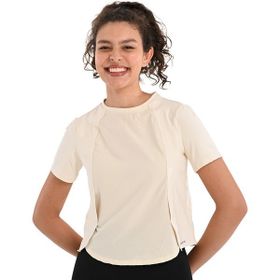 Sportive 24YKTL18D14-CHK Fiore Beyaz Günlük Stil Kadın T-Shirt