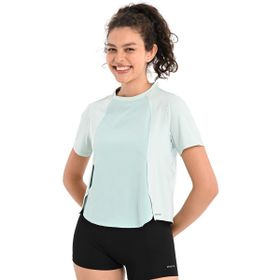 Sportive 24YKTL18D14-MNT Fiore Yeşil Günlük Stil Kadın T-Shirt