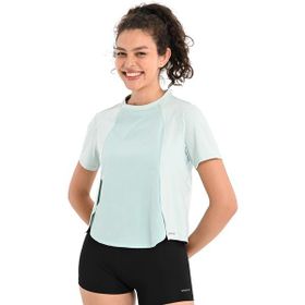 Sportive 24YKTL18D14-MNT Fiore Yeşil Günlük Stil Kadın T-Shirt