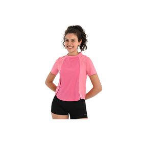 Sportive 24YKTL18D14-PMB Fiore Pembe Günlük Stil Kadın T-Shirt