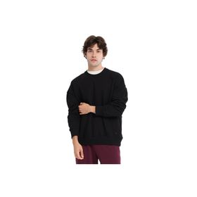 Sportive 25KE1009-SYH Ault Oversize Siyah Günlük Stil Erkek Sweatshirt
