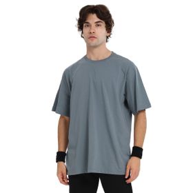 Sportive 25KE1024-GRI Gri Wink Oversize Erkek Günlük Stil T-Shirt