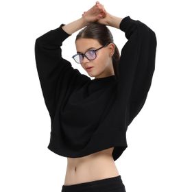 Sportive 25KK1038-SYH Siyah Fowler Kadın Günlük Stil Sweatshirt