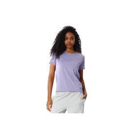 Sportive 25KK1046-LIL Mor Mira Kadın Beyaz Antrenman T-Shirt