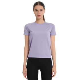 Sportive 25KK1047-LIL Mor Zana Kadın Antrenman T-Shirt