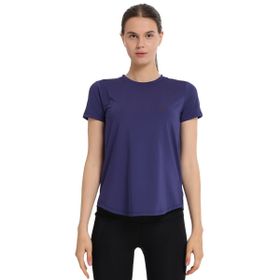 Sportive 25KK1047-MVI Mavi Zana Kadın Koşu T-Shirt