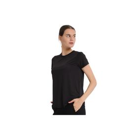 Sportive 25KK1047-SYH Zana Siyah Antrenman Kadın T-Shirt