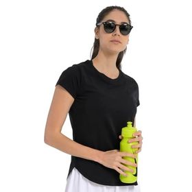 Sportive 25YK013 Sendai Siyah Günlük Stil Kadın T-shirt