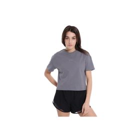 Sportive 25YK015 Ube Gri Günlük Stil Kadın T-shirt
