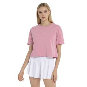Sportive 25YK015 Ube Pembe Günlük Stil Kadın T-shirt