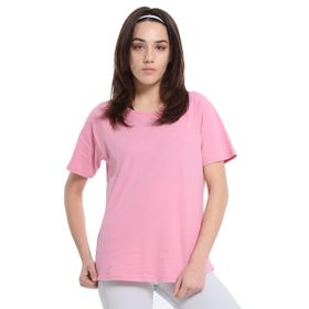 Sportive 25YK018 Mine Pembe Günlük Stil Kadın T-shirt
