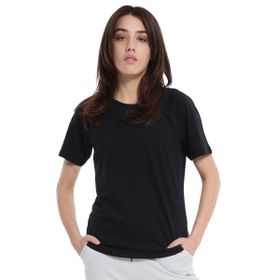 Sportive 25YK018 Mine Siyah Günlük Stil Kadın T-shirt