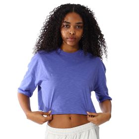 Sportive 25YK027-MOR Mor Tokyo Kadın Günlük Stil T-Shirt
