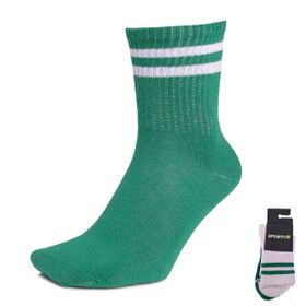 Sportive 25YUC001-BYZYSL Beyaz SPT 2'li Unisex Günlük Stil Çorap
