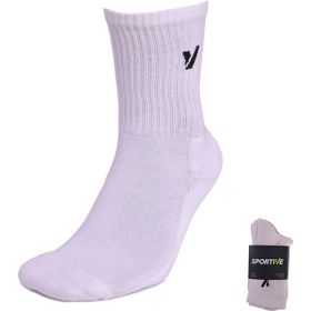 Sportive 25YUC002-BYZ Beyaz SPT 3'lü Unisex Tenis Çorabı