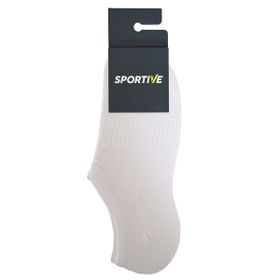 Sportive 25YUC007 Spt Unisex Beyaz 2'li Sneaker Çorabı
