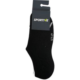 Sportive 25YUC007 Spt Unisex Siyah 2'li Sneaker Çorabı