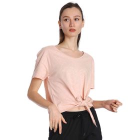 Sportive 711028-CRM Bej Kadın Günlük T-Shirt