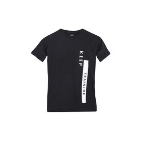 Sportive B10005-SYH Boypenone Siyah Çocuk Koşu T-Shirt