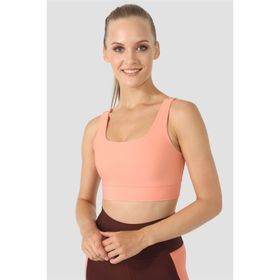Sportoonline Square Neck Şeftali Spor Büstiyer