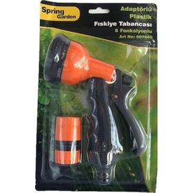 Spring Garden Adaptörlü Plastik Fıskiye Tabancası