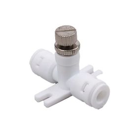 Spring Water 1/4 inç Check Valf Su Akış Ayarlanabilir Vana Regülatörü