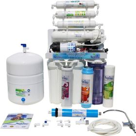 Spring Water Ters Ozmoz 11 Aşamalı 8 lt Pompalı Açık Kasa Su Arıtma Cihazı
