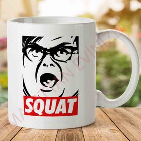 Squat Matt Foley Motivational Speaker Saturday Night Live Baskılı Kupa
