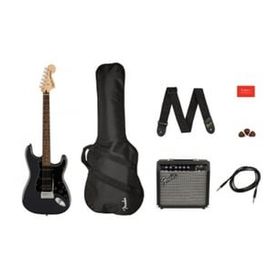 Squier Affinity Strat HSS Frontman 15G Amp Charcoal Frost Metallic Elektro Gitar