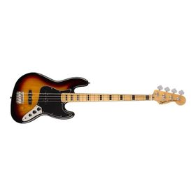 Squier Classic Vibe 70S Jazz Bass Akçaagaç Klavye Black Solak Bas Gitar