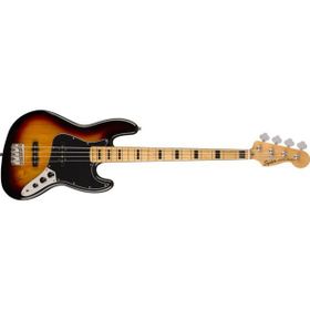 Squier Classic Vibe 70S Jazz Bass Akçaagaç Klavye Black Solak Bas Gitar