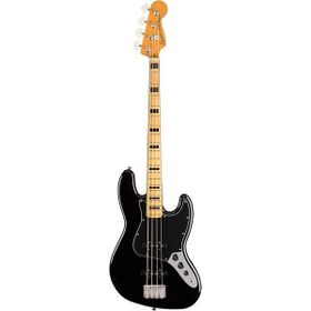 Squier Classic Vibe 70S Jazz Bass Akçaagaç Klavye Black Solak Bas Gitar