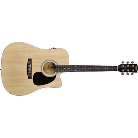 Squier SA-105CE Dreadnought Cutaway Elektro Akustik Gitar