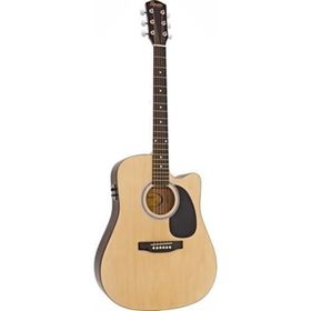 Squier SA-105CE Dreadnought Cutaway Elektro Akustik Gitar