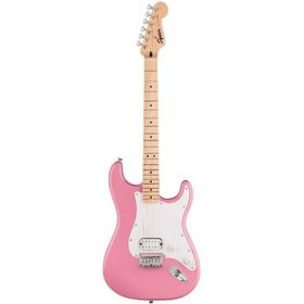 Squier Sonic Stratocaster Hard Tail H Akçaağaç Klavye Flash Pink Elektro Gitar