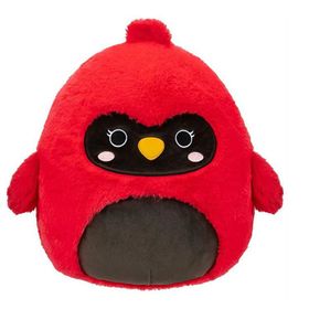 Squishmallows Cazlan 30 cm Fuzz-A-Mallows Kardinal Kuşu