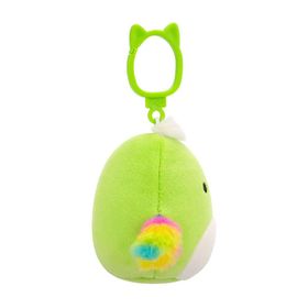 Squishmallows CP00483 9 cm Klipsli Papağan Wolfe