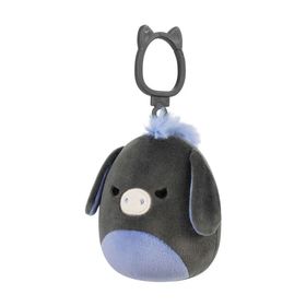 Squishmallows CP00490 9 cm Klipsli Eşek Don
