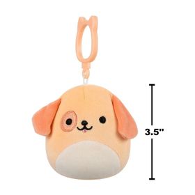 Squishmallows CP00491 9 cm Klipsli Köpek Drella