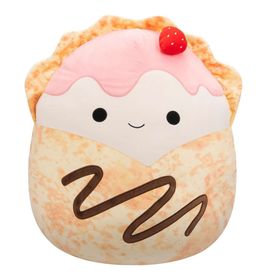 Squishmallows SQCR006702 Gasten 62 cm Jumbo Boy Çilekli Krep