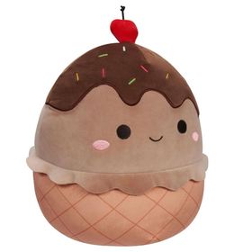 Squishmallows SQCR04146 Marta 30 cm Çikolatalı Dondurma
