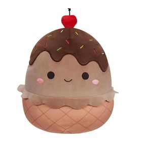 Squishmallows SQCR04146 Marta 30 cm Çikolatalı Dondurma