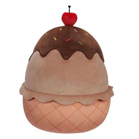 Squishmallows SQCR04146 Marta 30 cm Çikolatalı Dondurma