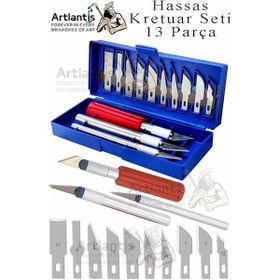 Srtfootcare Mavi 13 Parça Hobi Kretuar Neşter Seti
